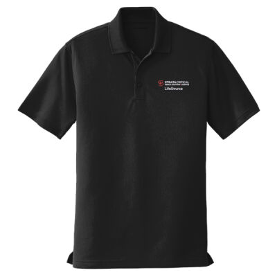 K110 | Deep Black | Embroidered Strata LifeSource - Dry Zone UV Micro Mesh Polo Thumbnail