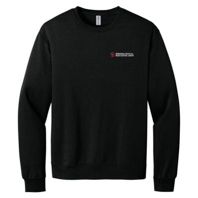 IC48M | Light Logo | Embroidered Strata - Ultimate Unisex CVC Ring Spun Crewneck Sweatshirt Thumbnail