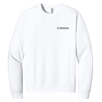 IC48M | Dark Logo | Embroidered Strata - Ultimate Unisex CVC Ring Spun Crewneck Sweatshirt Thumbnail